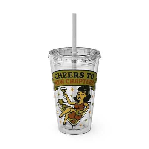 Cheers to New Chapters Design Tumbler Product